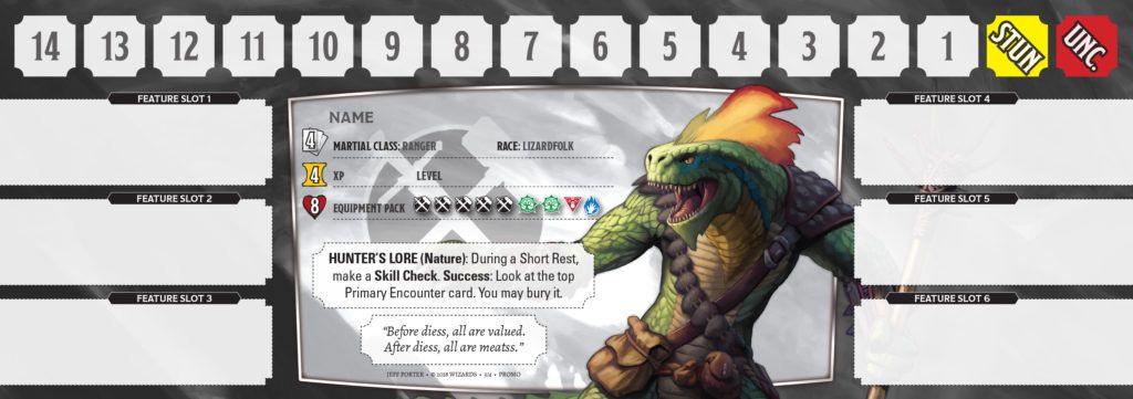 Dragonfire: Ranger Lizardfolk Promo Card