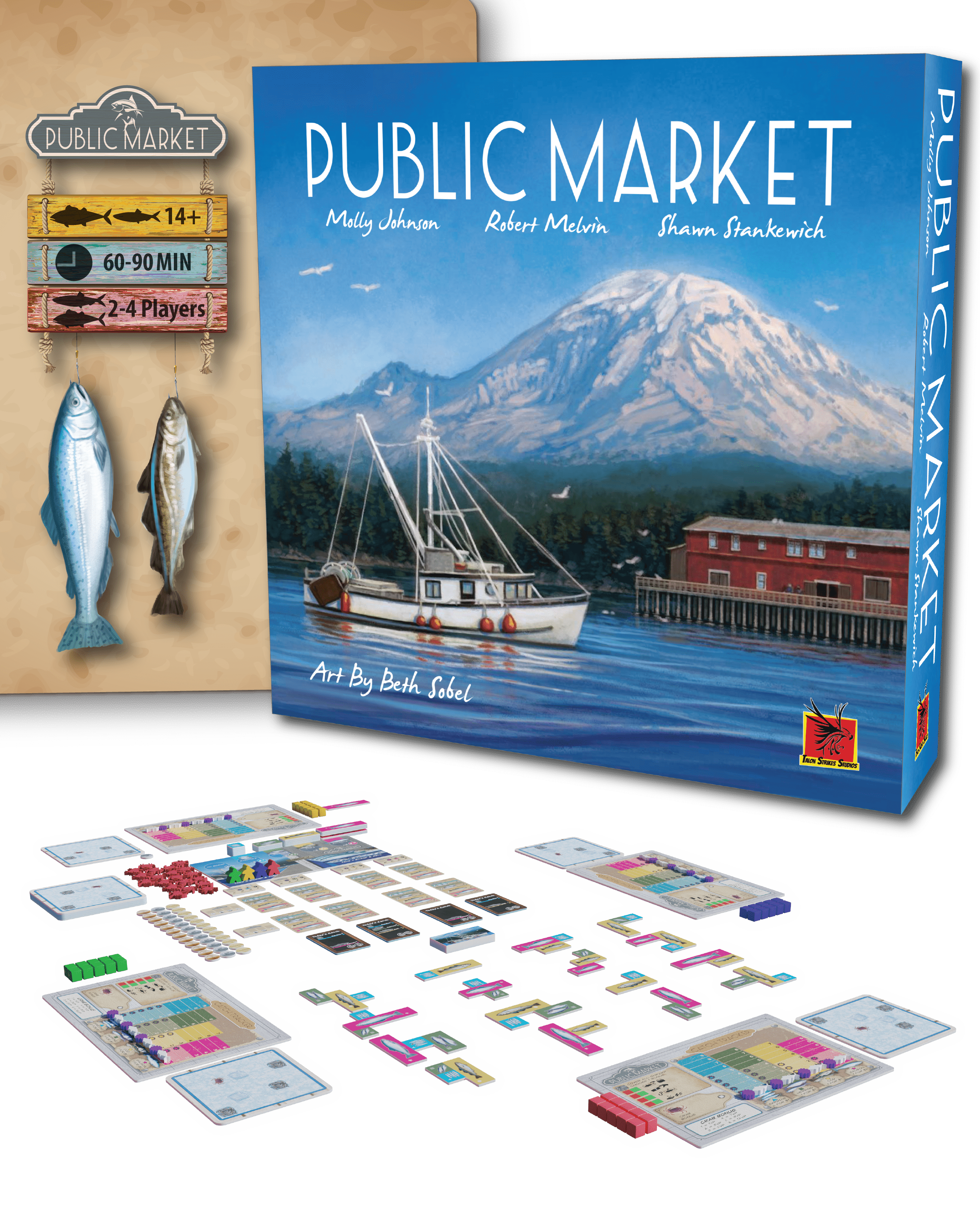 Public Market, board game tentang menjual ikan