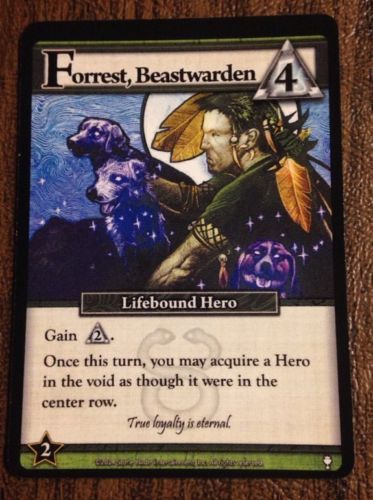 Ascension: Forrest, Beastwarden Promo Card