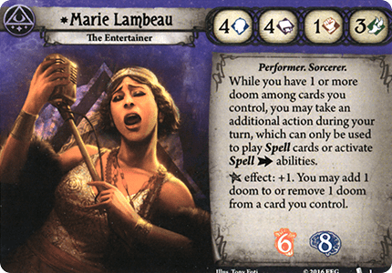 Arkham Horror: The Card Game – Marie Lambeau Promo Cards