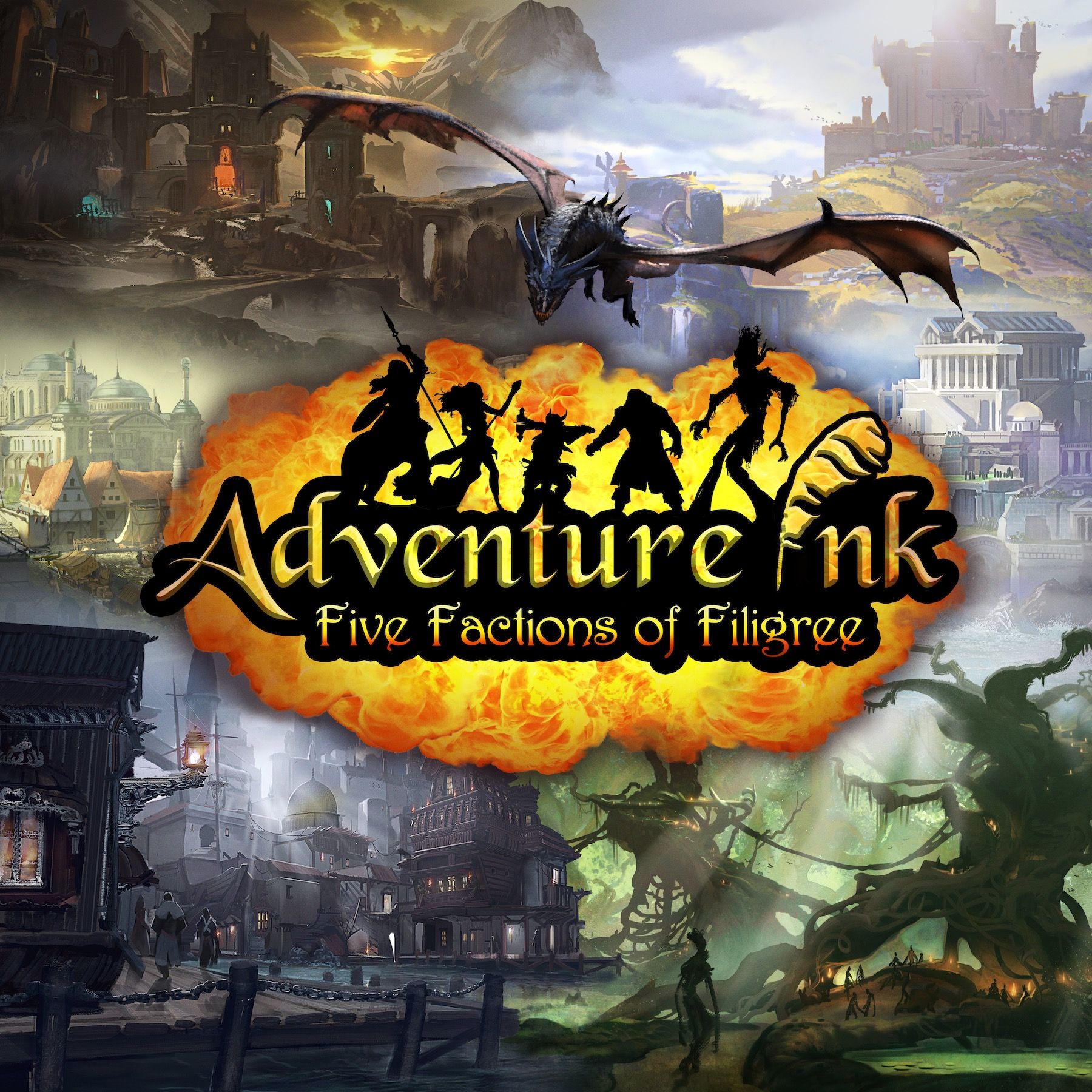 Main image for Adventure Ink: Five Factions of Filigree board game Main image for Adventure Ink: Five Factions of Filigree board game