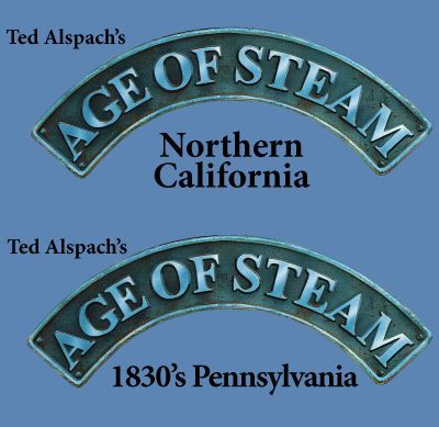 Age of Steam Expansion: 1830's Pennsylvania / Northern California
