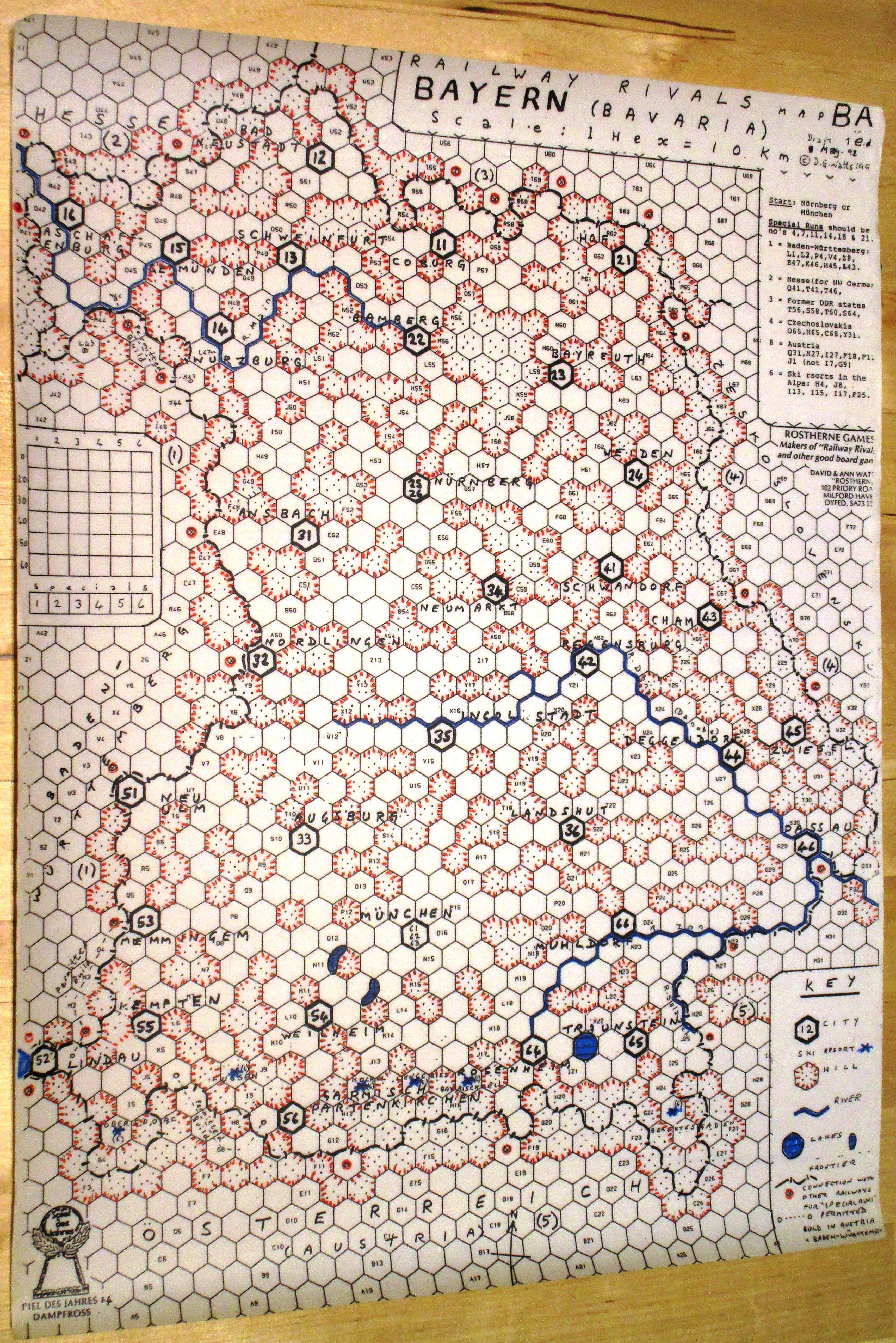 Railway Rivals Map BA: Bavaria