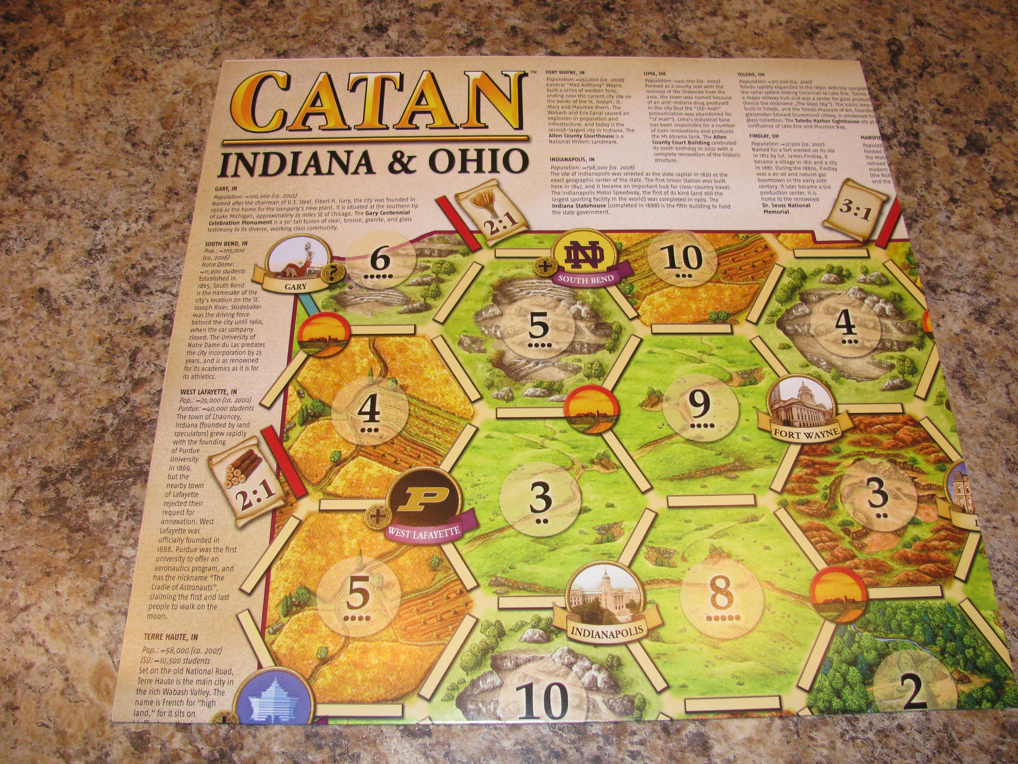 Catan: Indiana & Ohio