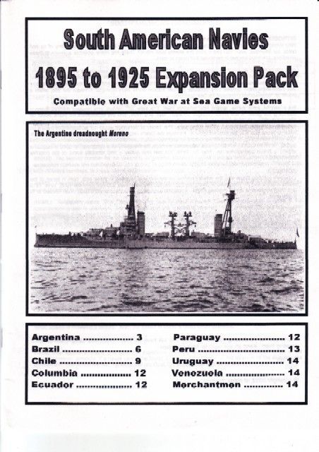South American Navies 1895 to 1925 Expansion Pack