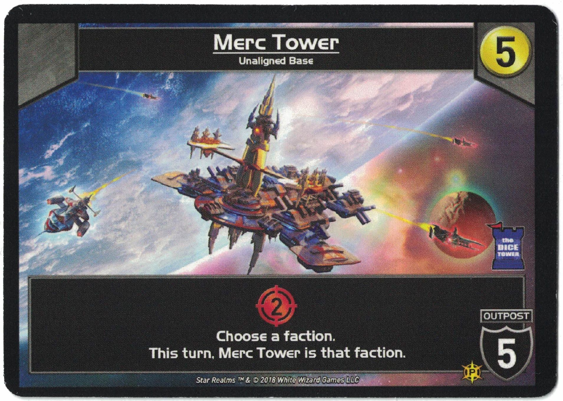 Star Realms: Merc Tower Promo Card