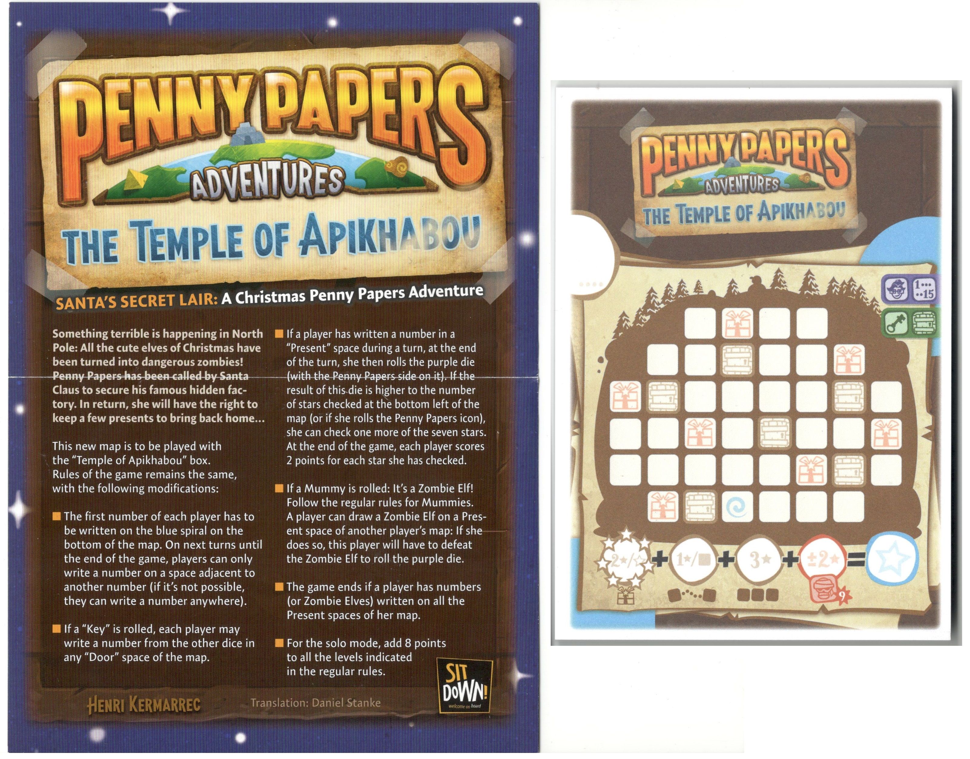 Penny Papers Adventures: The Temple of Apikhabou – Santa's Secret Lair