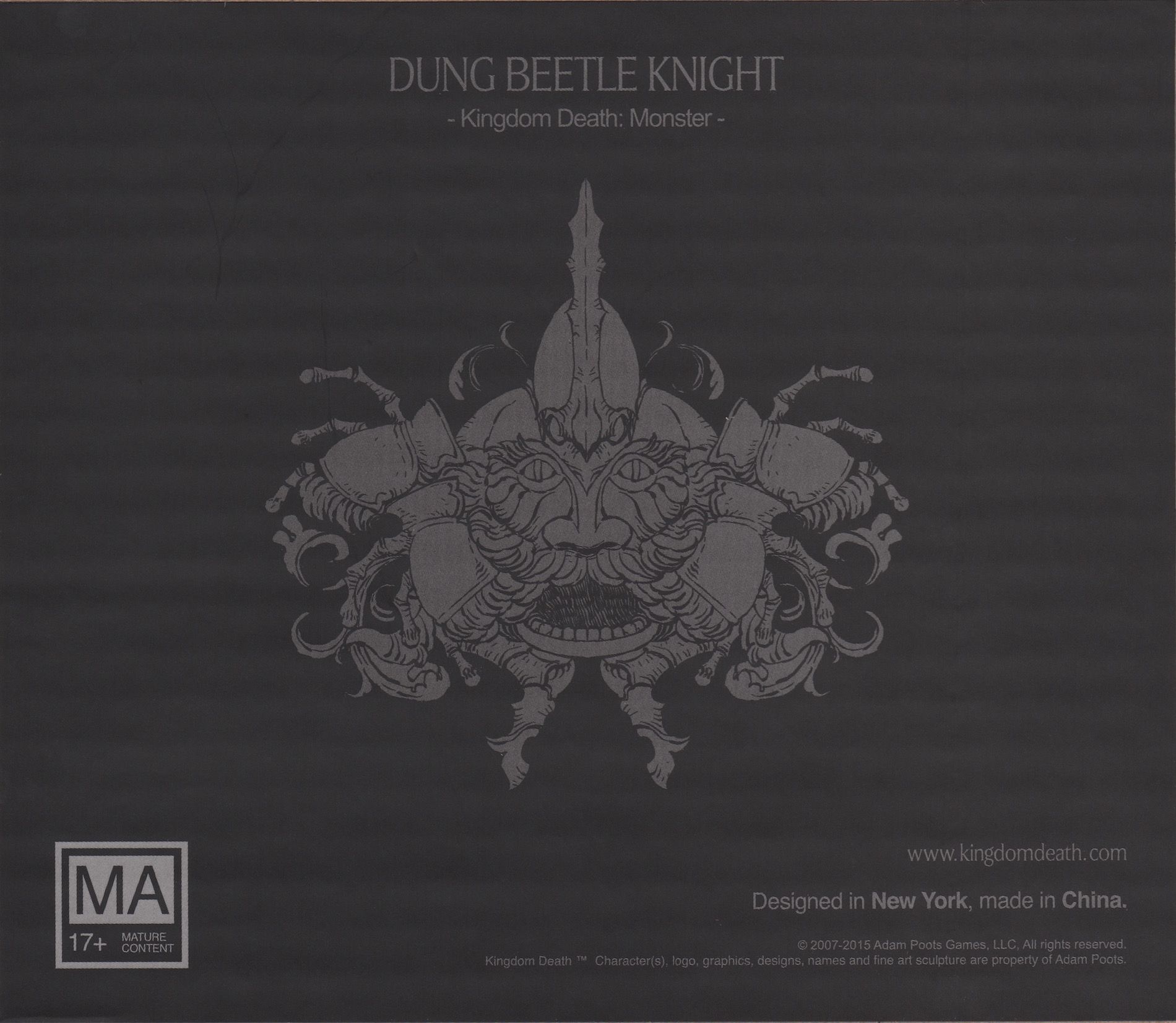 Kingdom Death: Monster – Dung Beetle Knight Expansion