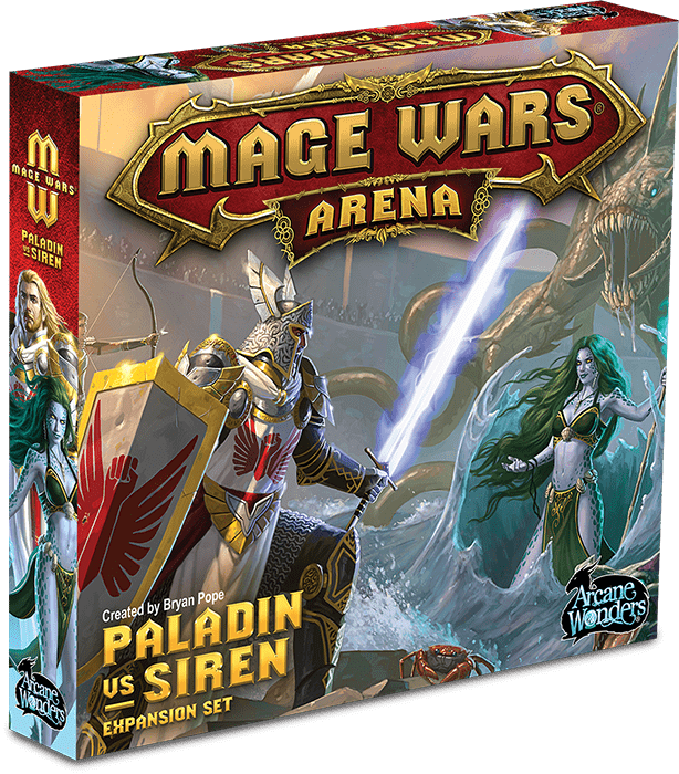 Mage Wars Arena: Paladin vs Siren Expansion Set