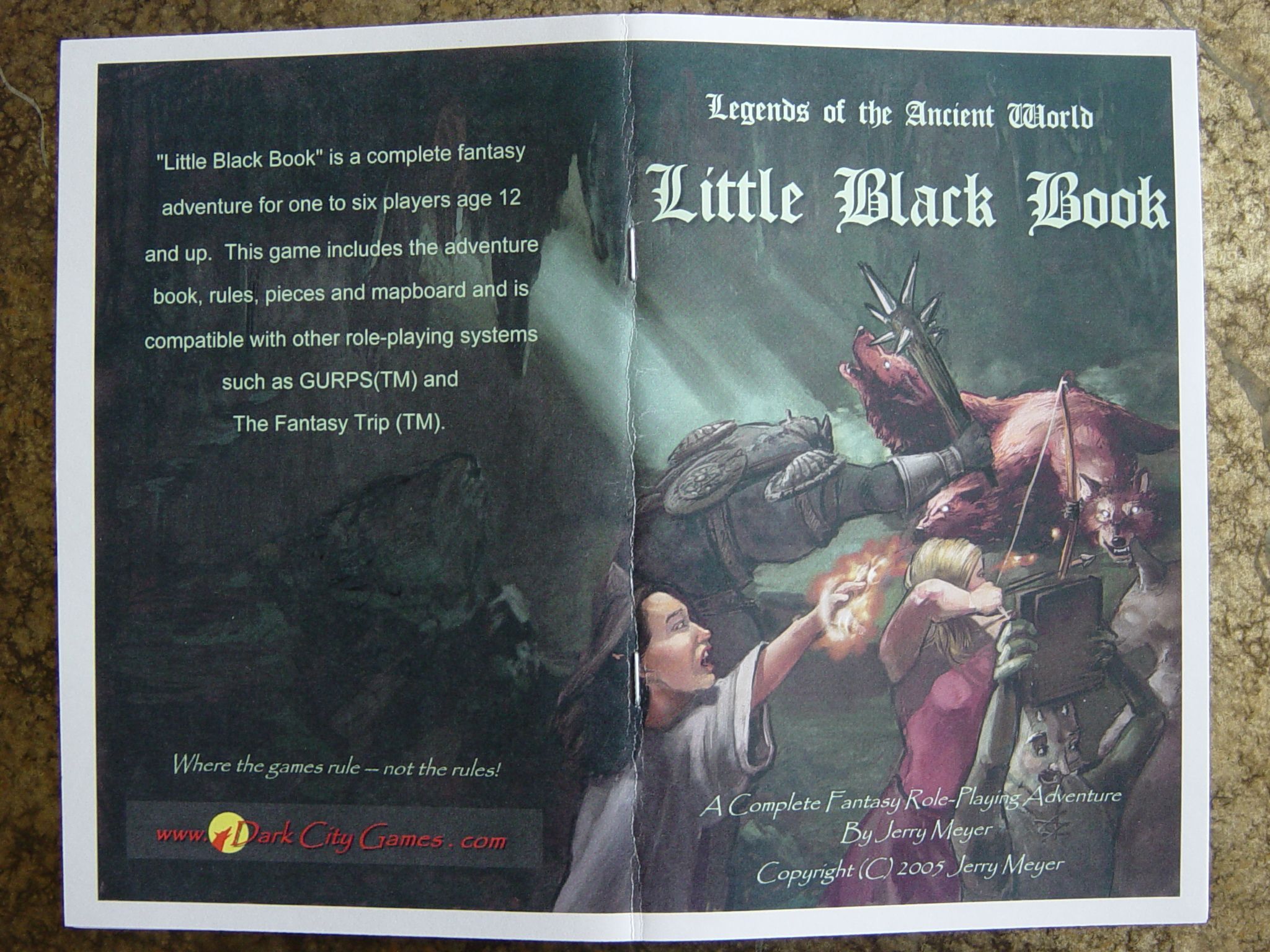 Legends of the Ancient World: Little Black Book