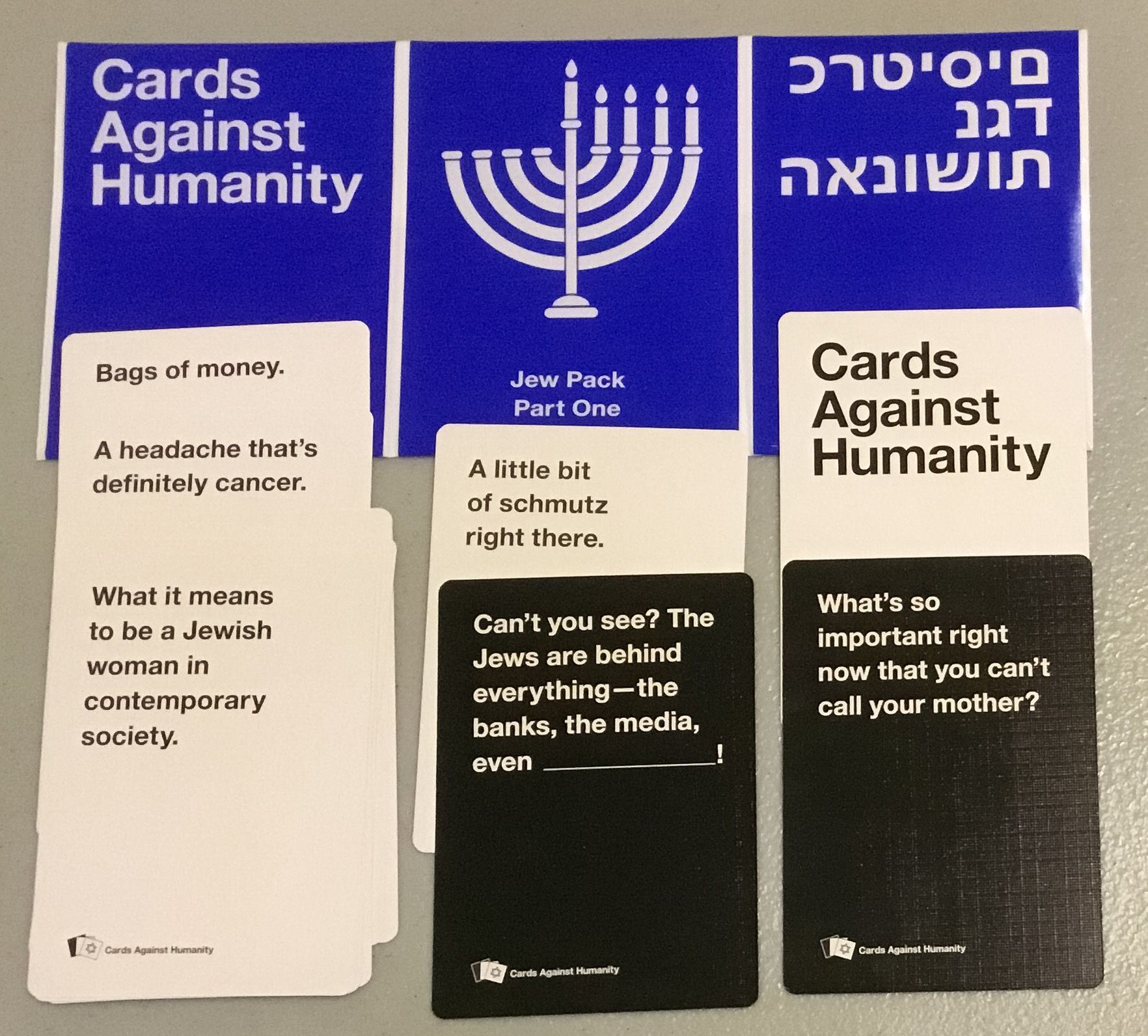 Cards Against Humanity Jew Pack New Sealed 
