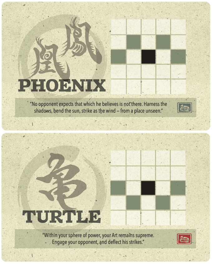 Onitama: Phoenix and Turtle