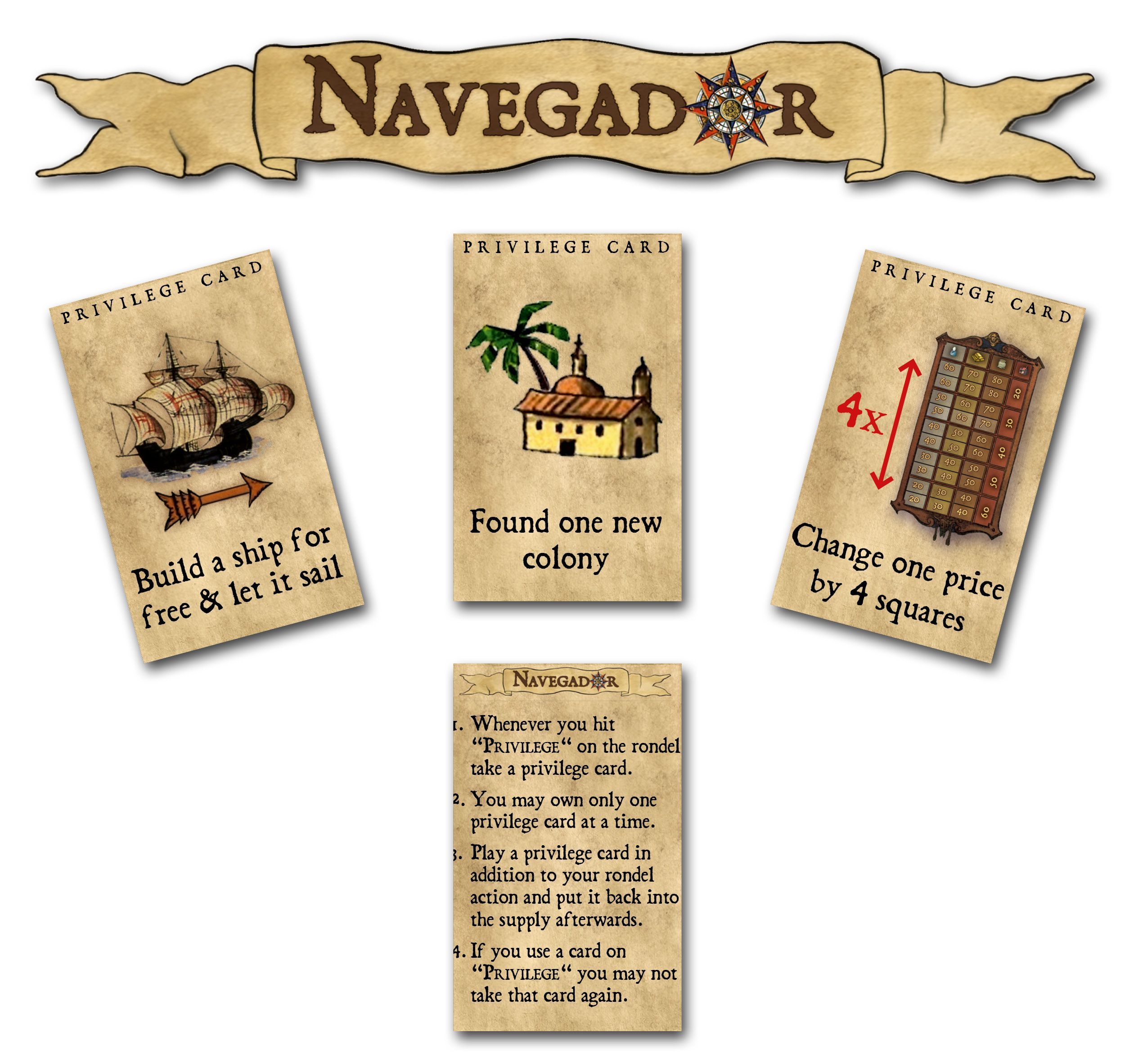 Navegador: Privilege Cards