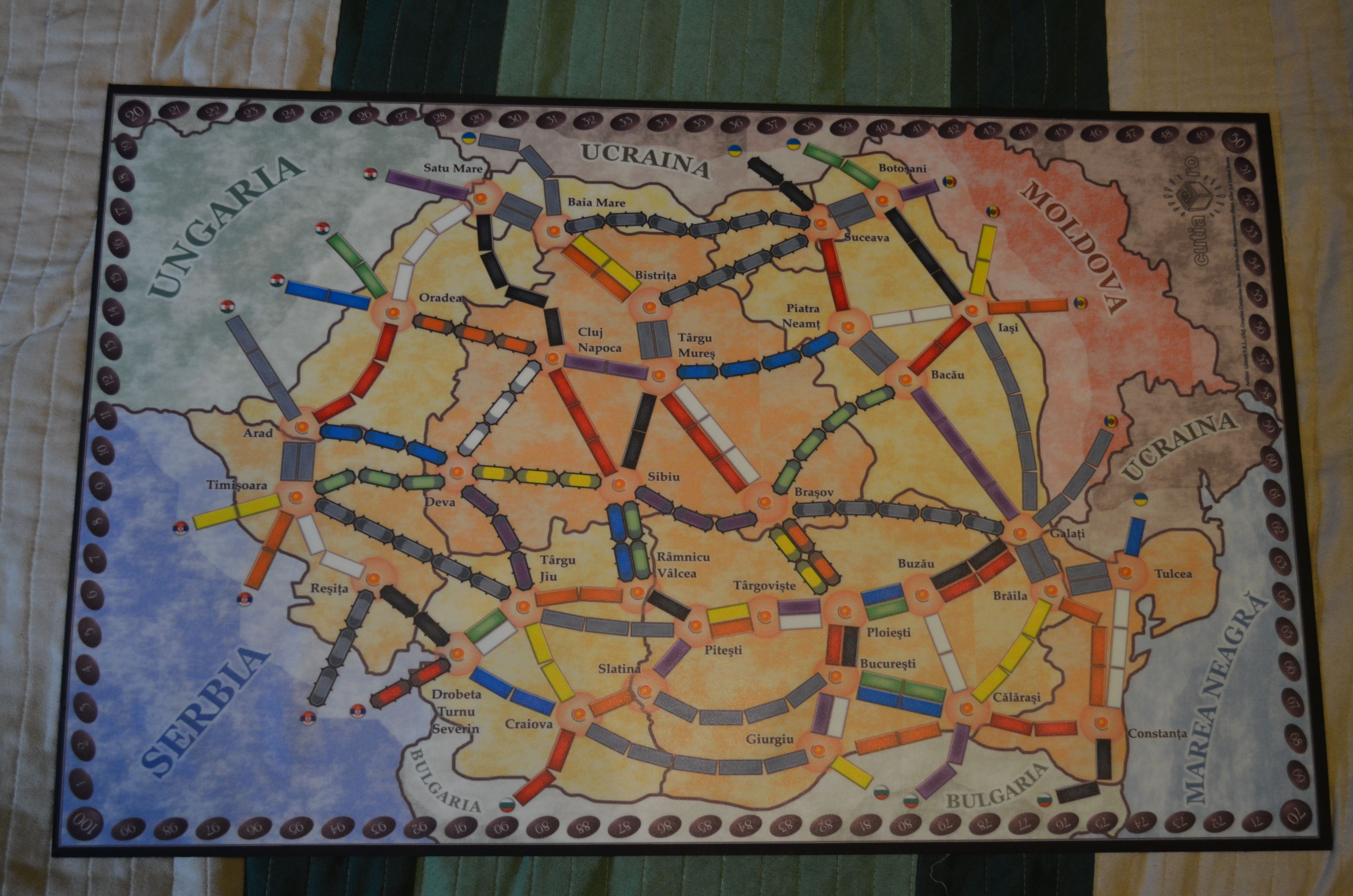 Ticket to ride карта