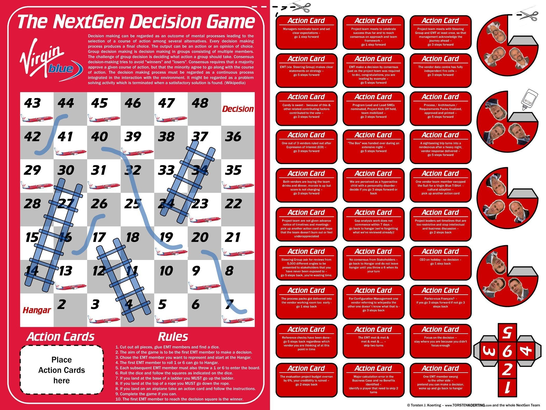 Decide game. Games and decision making.