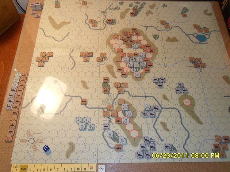Avalon Hill’s Panzerblitz Map #4