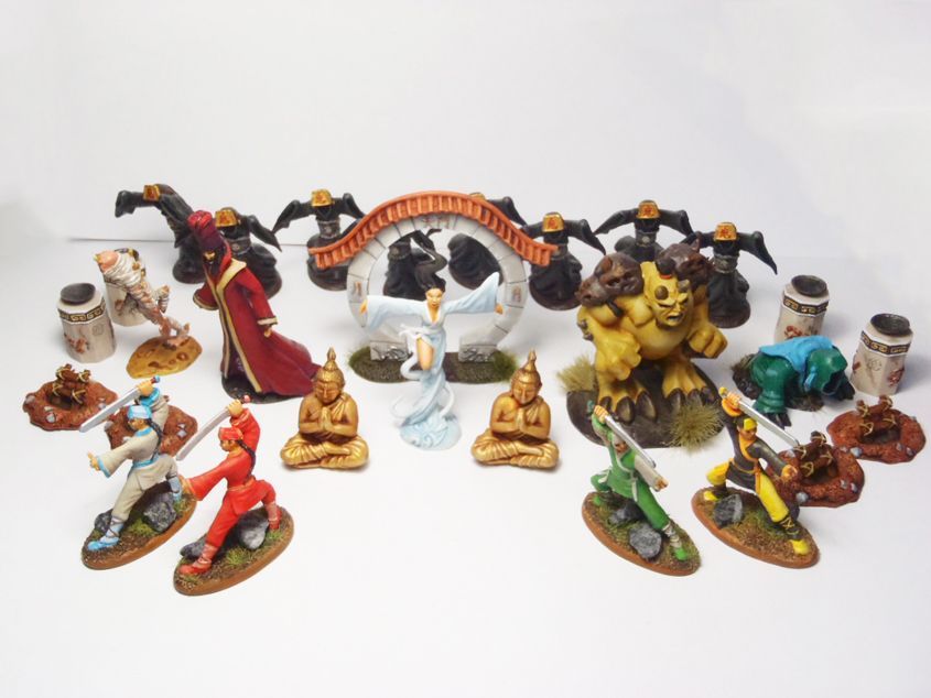 All Ghost Stories all painted. Ghost Stories BoardGameGeek