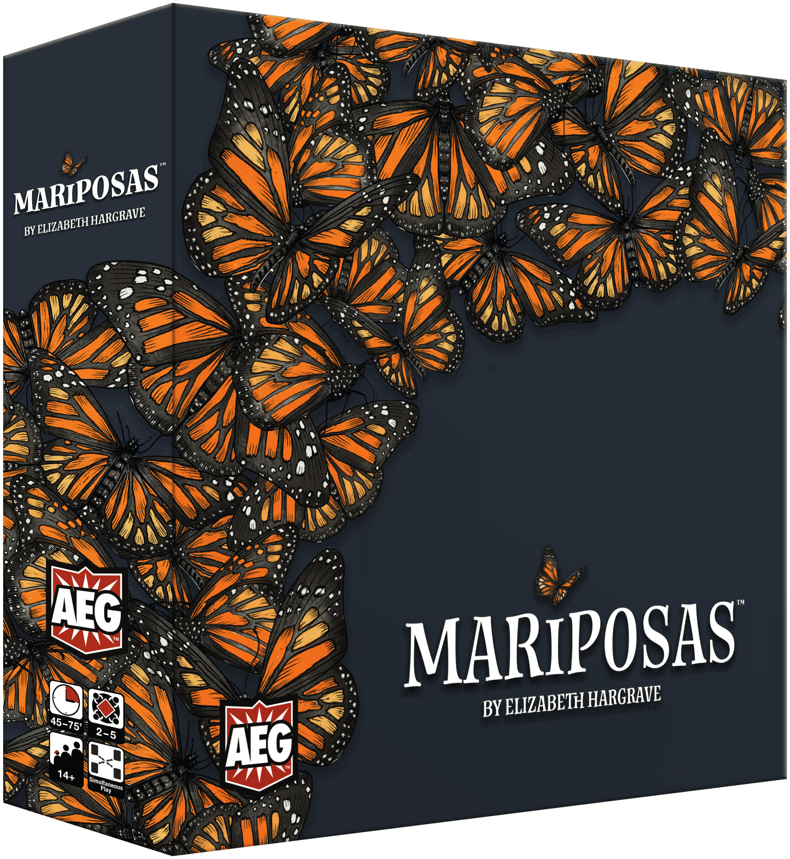mariposas, juego de mesa, bgg, caja