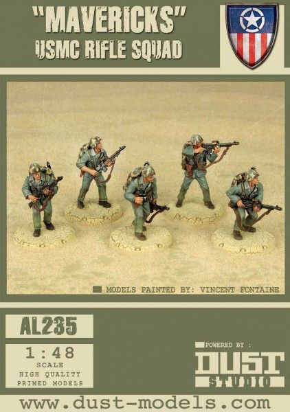 Dust Tactics: USMC Rifle Squad – "Mavericks"