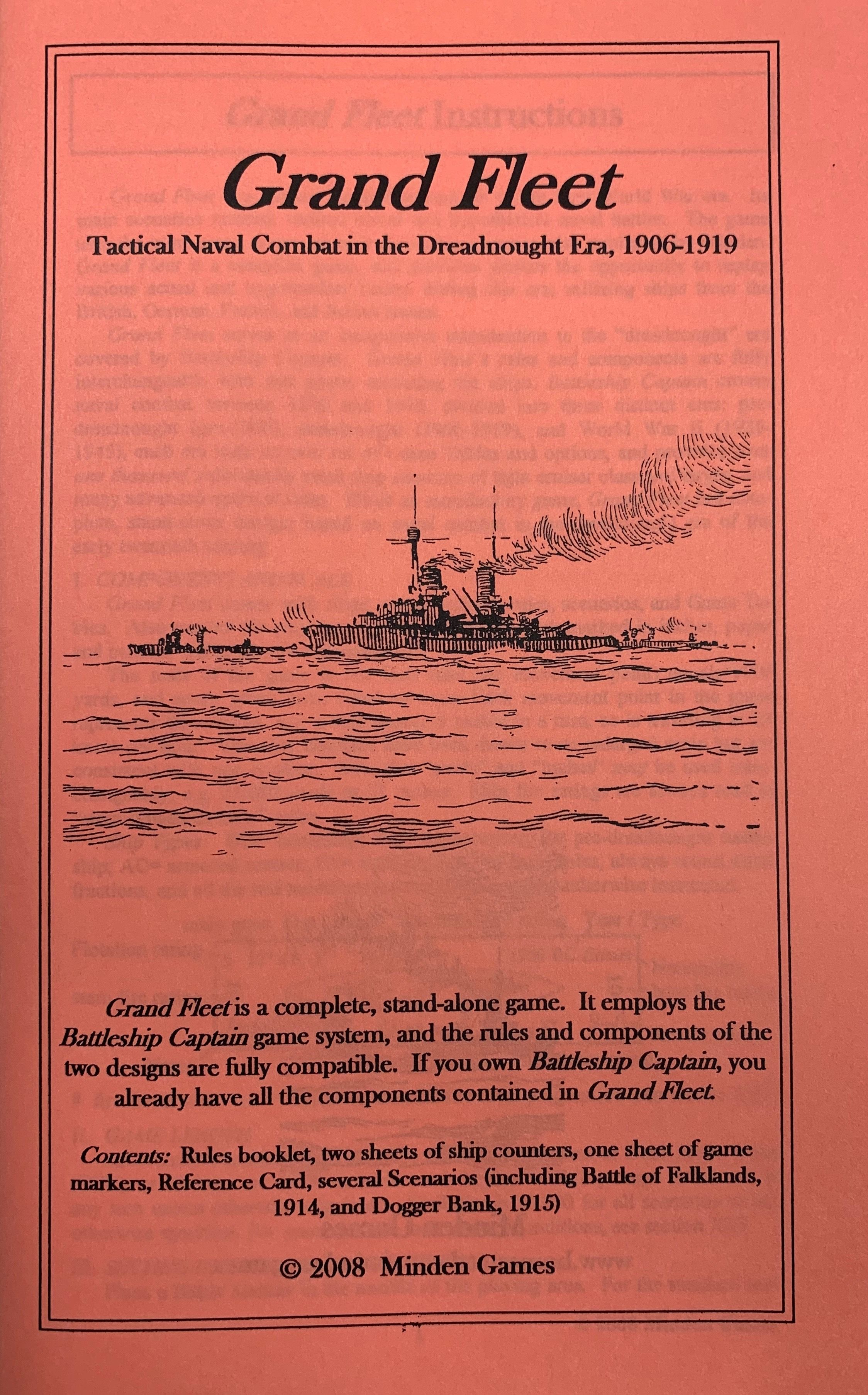 Grand Fleet: Tactical Naval Combat in the Dreadnought Era, 1906-1919