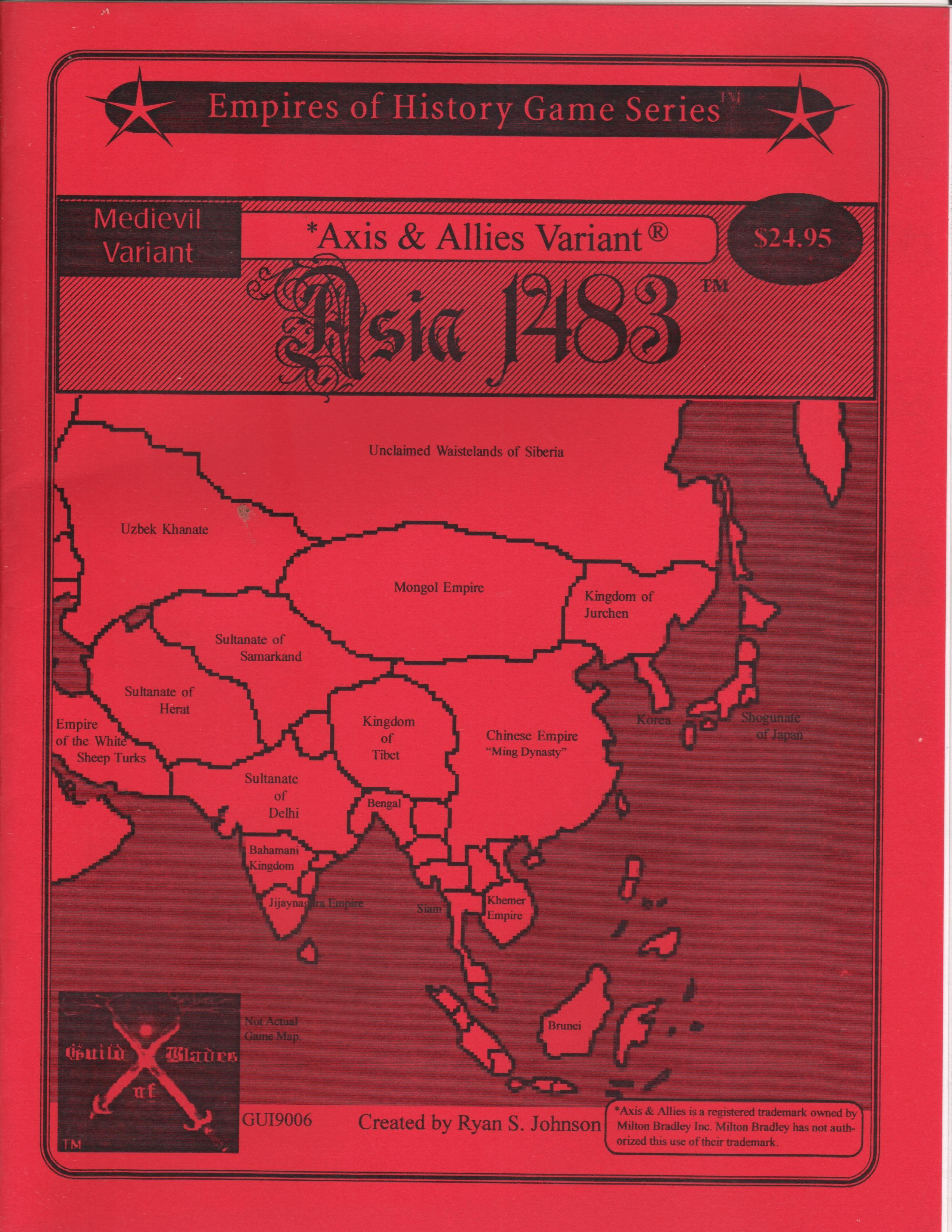 Europe 1483: Asia 1483