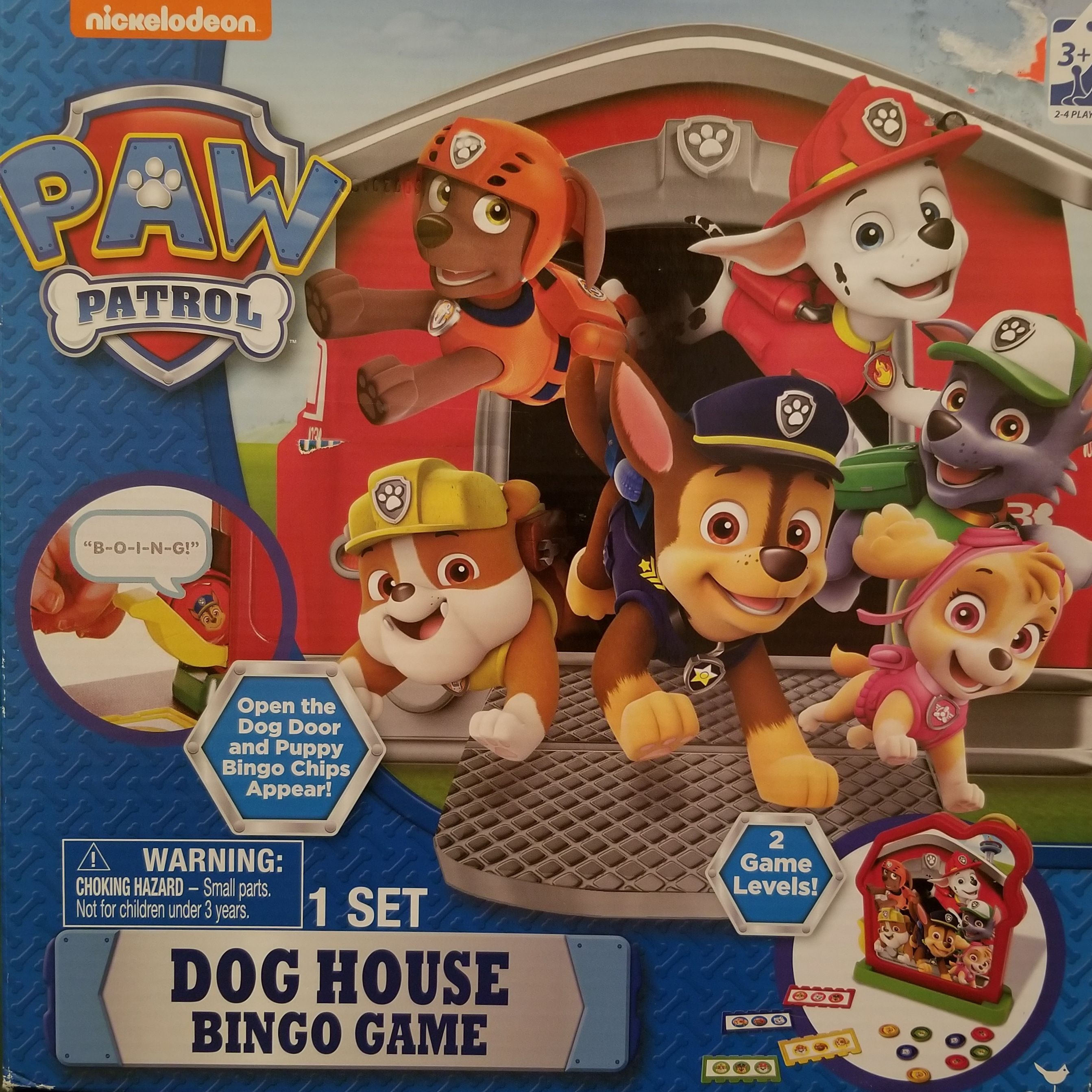 Paw Patrol Dog House Bingo Game