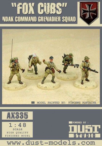 Dust Tactics: NDAK Command Grenadier Squad – "Fox Cubs"