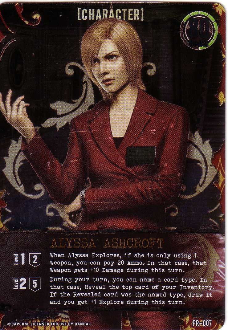 Resident Evil Deck Building Game: Alyssa Ashcroft Promo