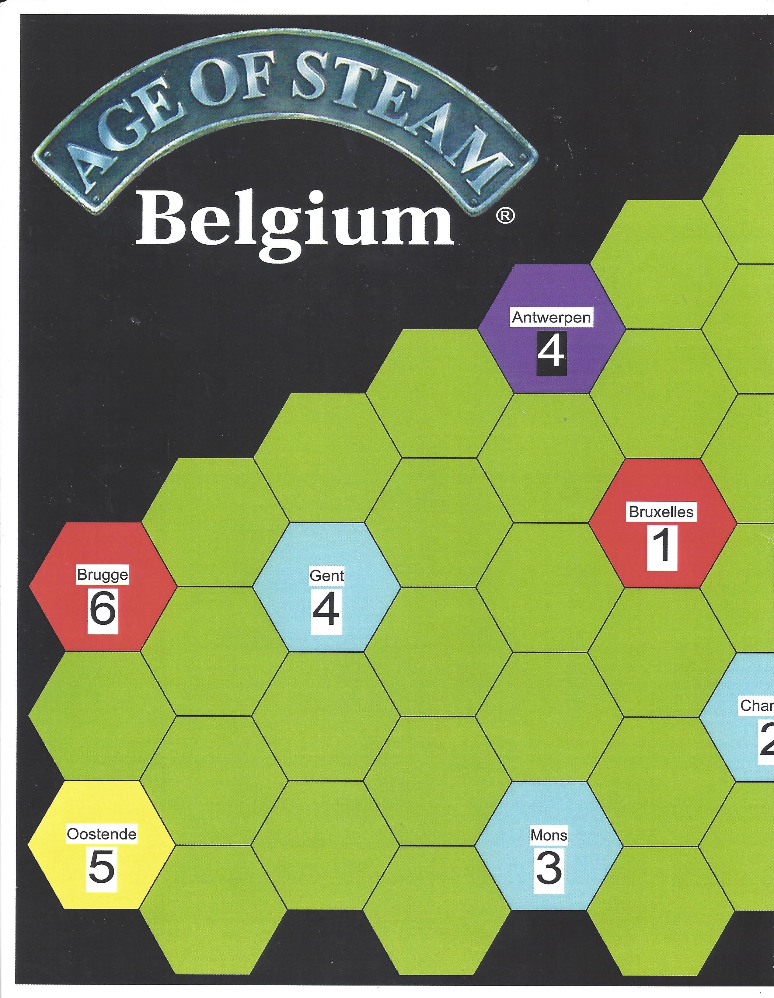 Age of Steam Expansion: Belgium