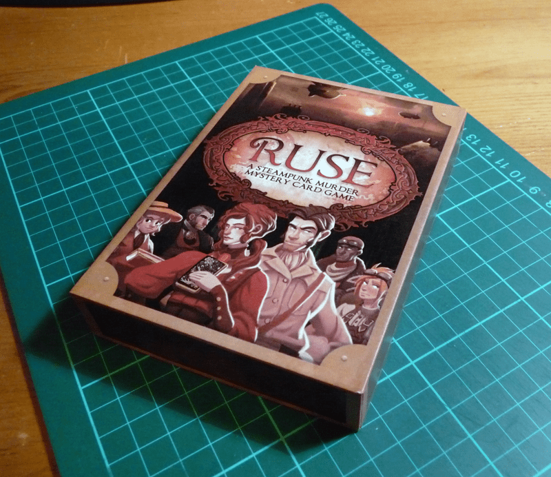 Making a telescoping box the easy way (templates for twodeck card box