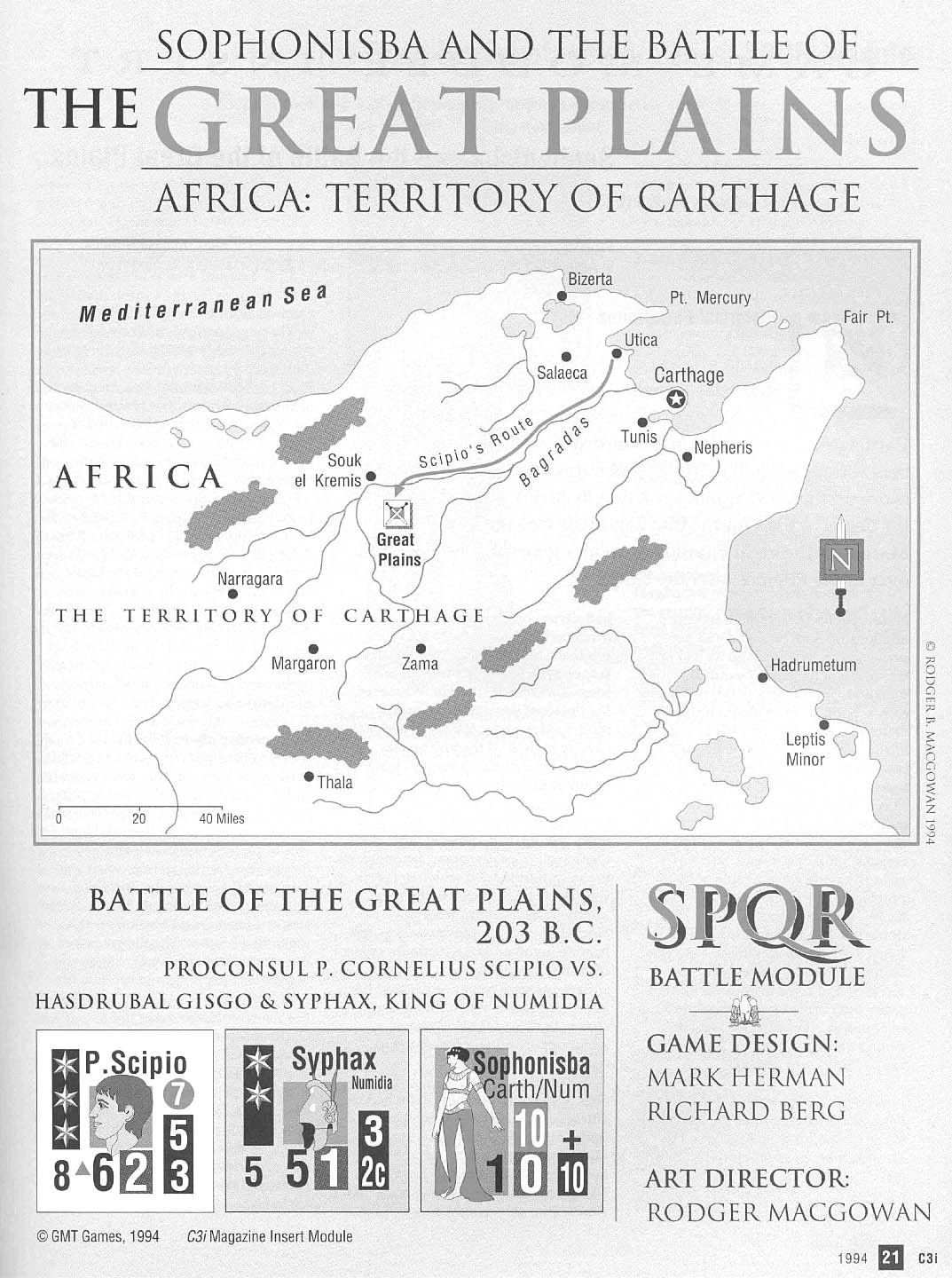 Sophonisba and the Battle of the Great Plains: Africa – Territory of Carthage: SPQR Battle Module
