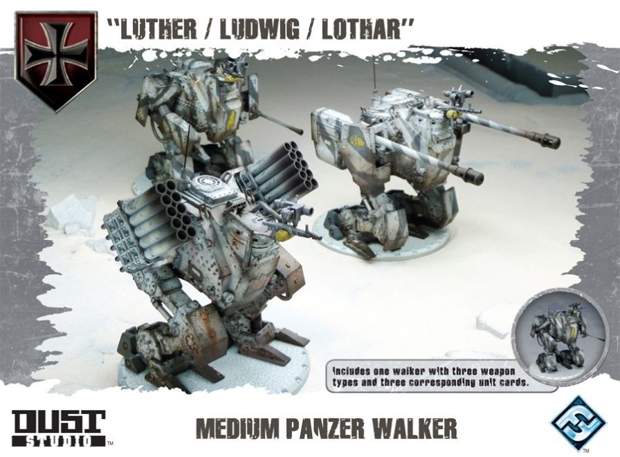 Dust Tactics: Medium Panzer Walker – "Luther / Ludwig / Lothar"