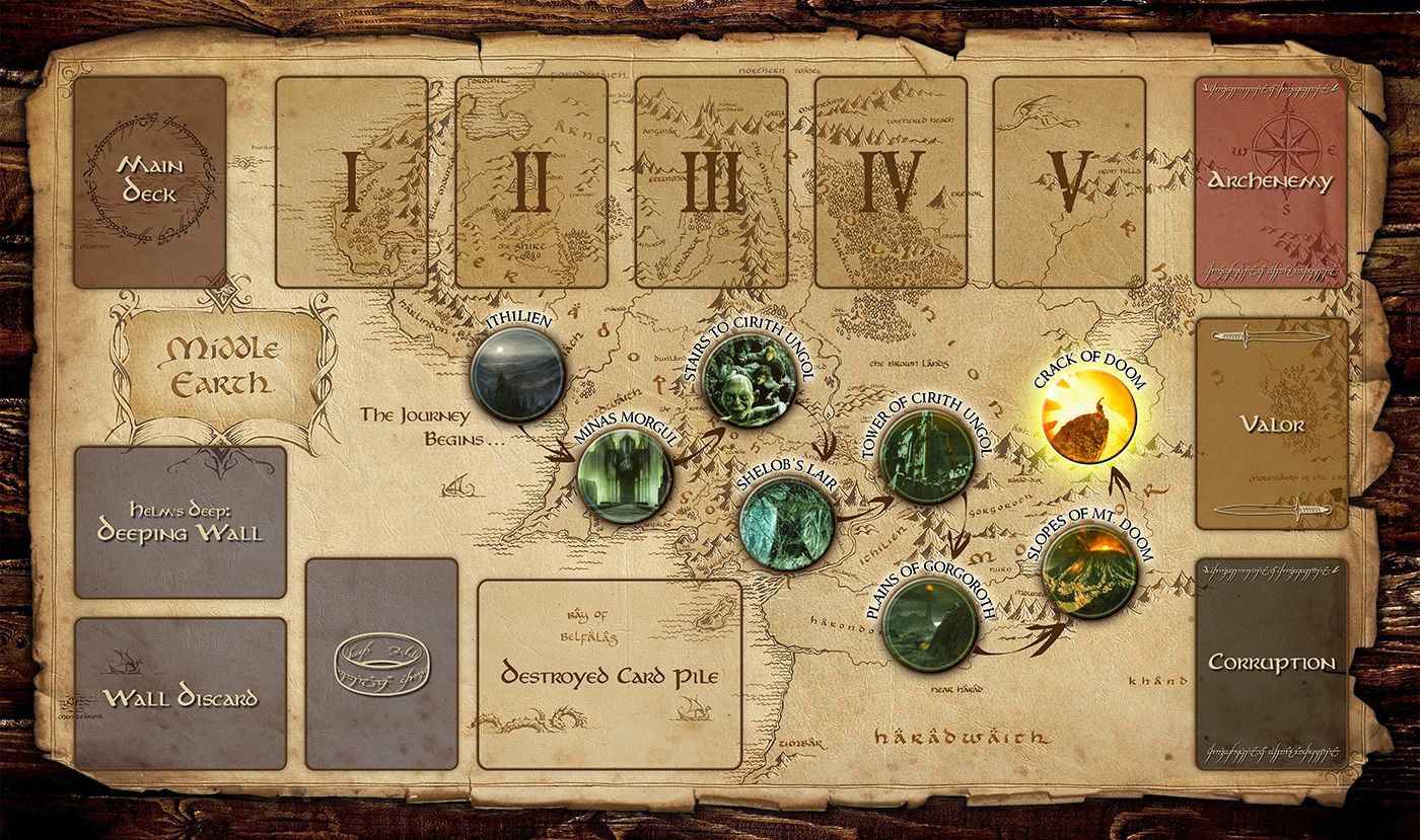 LotR tDBG Playmat (Trilogy) WIP Feedback requested! The Lord of the