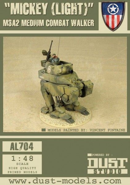 Dust Tactics: M3A2 Medium Combat Walker "Mickey (Light)"