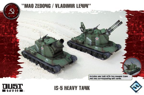 Dust Tactics: IS-5 Heavy Tank – "Mao Zedong / Vladimir Lenin"