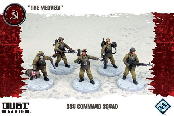 Dust Tactics: SSU Command Squad – "The Medvedi"