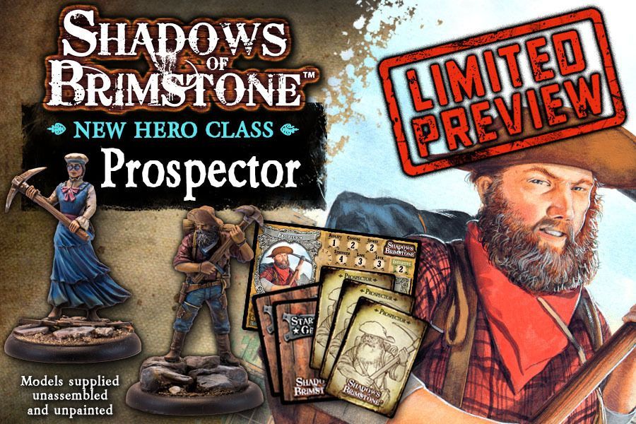 Shadows of Brimstone: Prospector Hero Pack