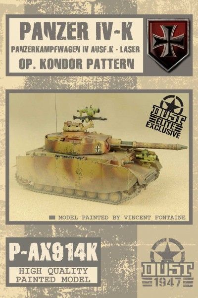 Dust 1947: Panzerkampfwagen IV Ausf. K – "Panzer IV-K"