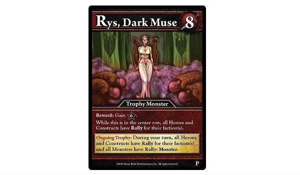 Ascension: Dawn of Champions – Rys, Dark Muse Promo Card