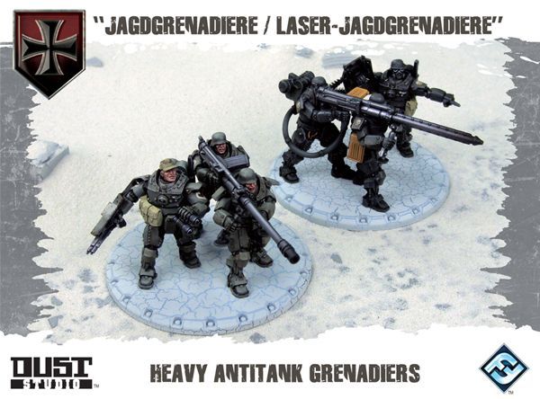 Dust Tactics: Heavy Antitank Grenadiers – "Jagdgrenadiere / Laser-Jagdgrenadiere"