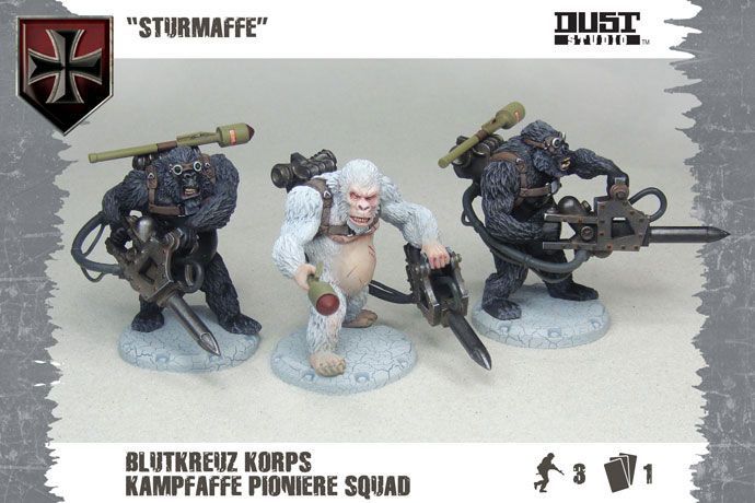 Dust Tactics: Blutkreuz Pioneer Squad – "Sturmaffe"