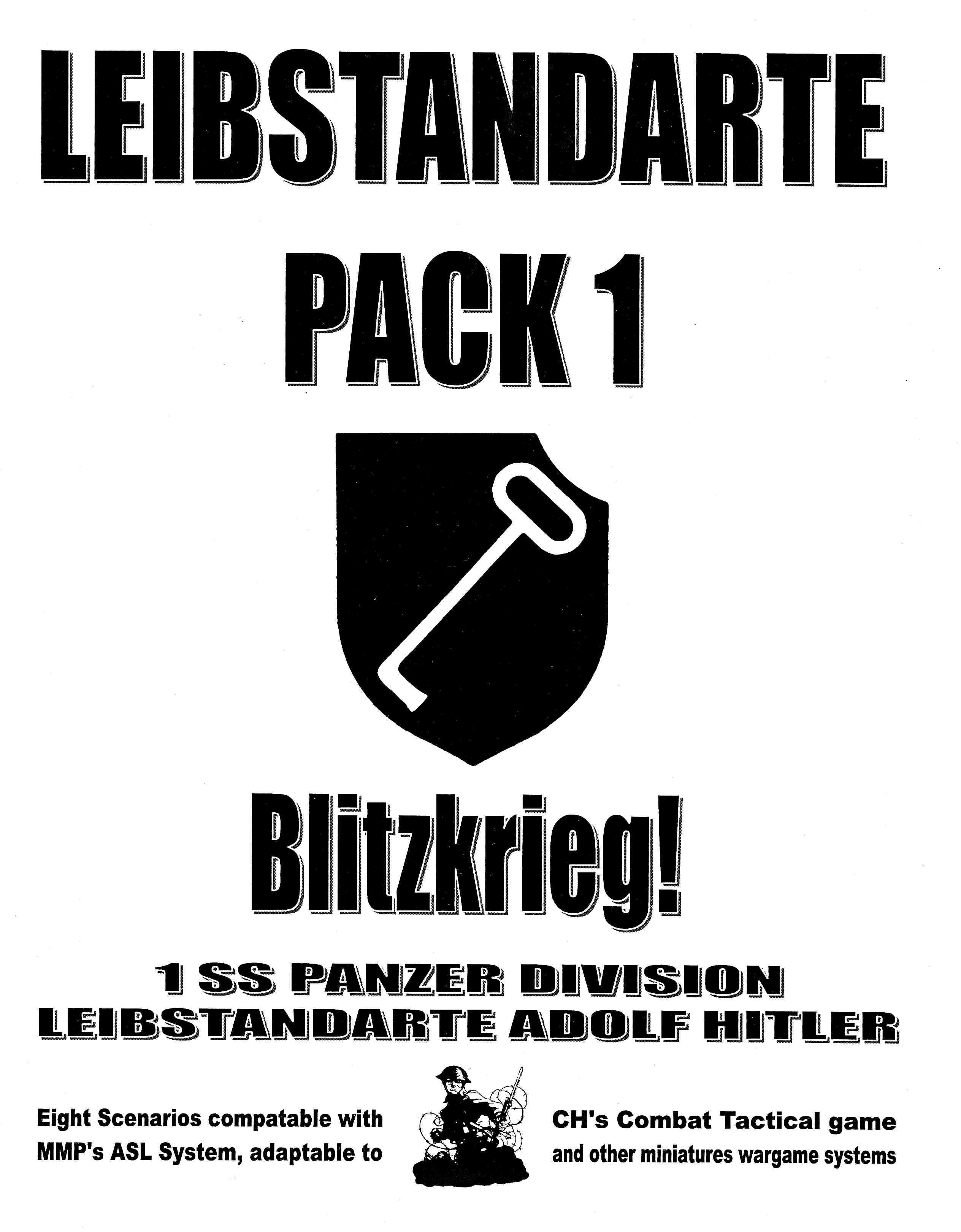 Leibstandarte Pack 1: Blitzkrieg