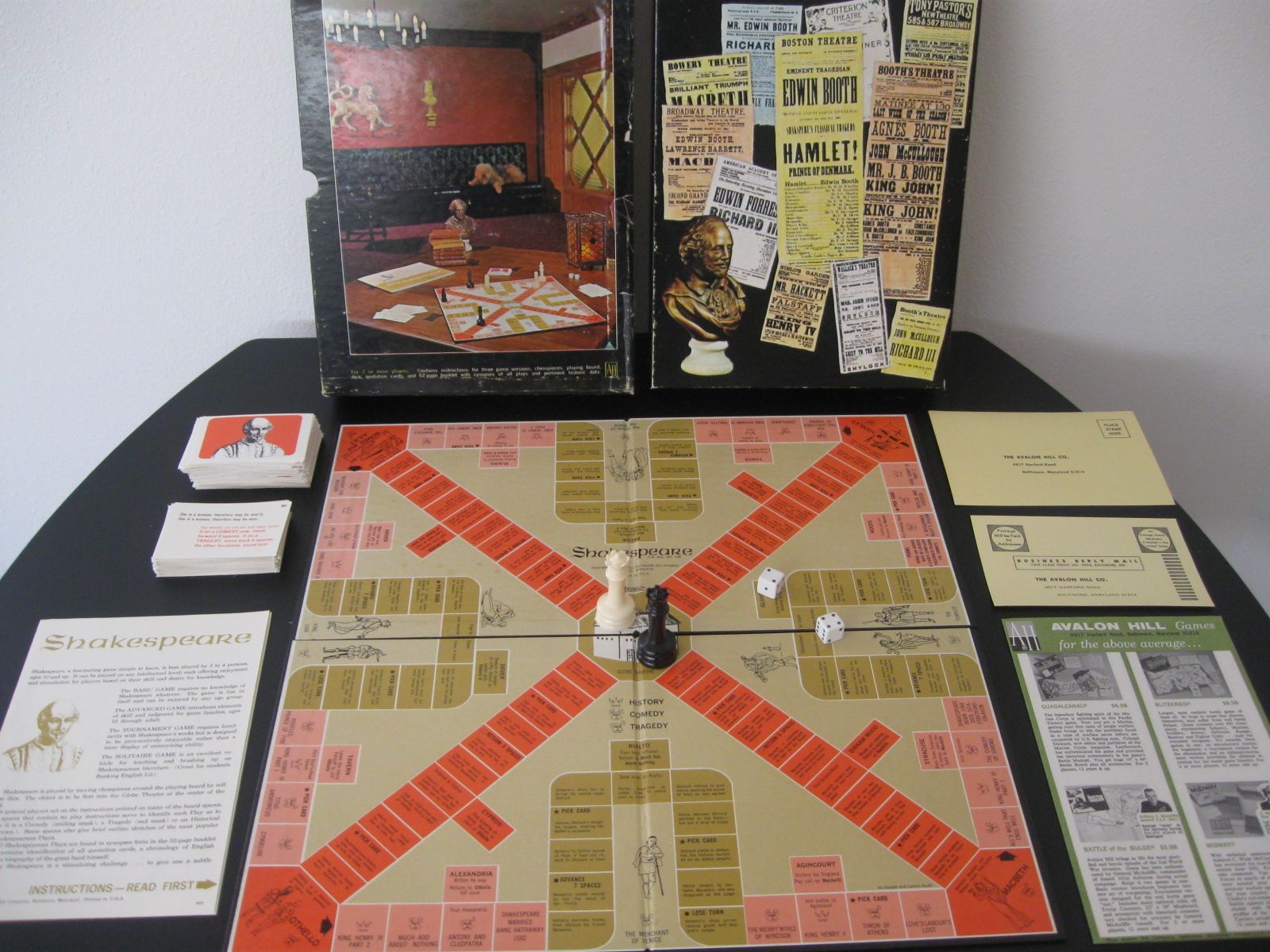 Which Game Started The Avalon Hill Bookcase Game Series