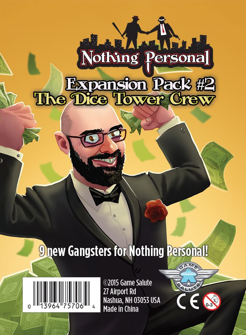 Nothing Personal Expansion Pack #2: The Dice Tower Crew