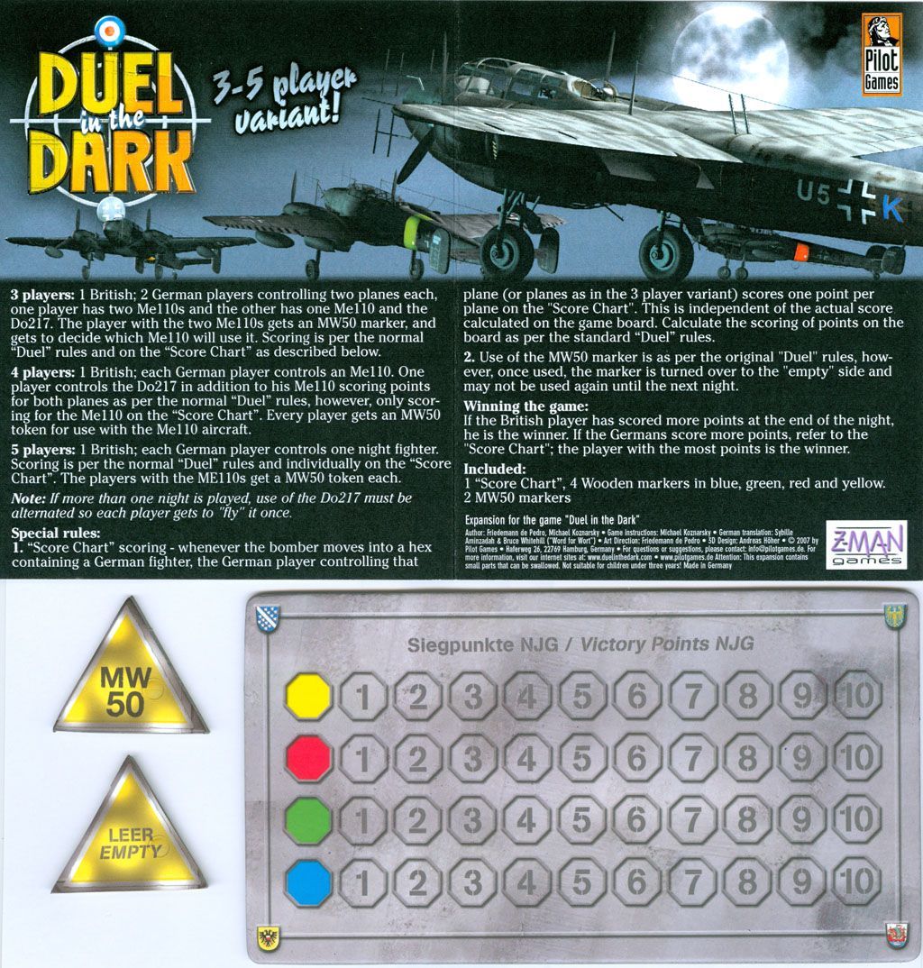 Duel in the Dark: 3-5 Player Variant