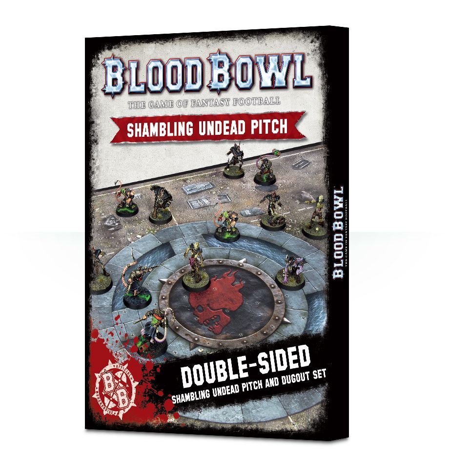 Blood Bowl (2016 edition): Shambling Undead Pitch & Dugout Set