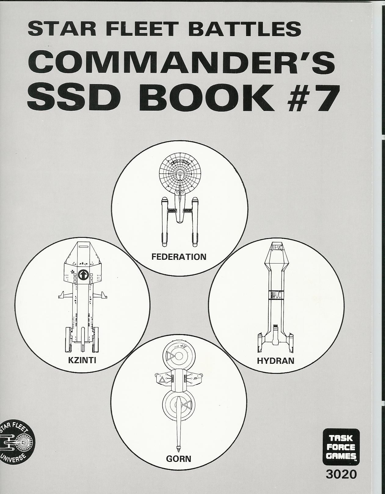 Star Fleet Battles: Commanders SSD Book #7