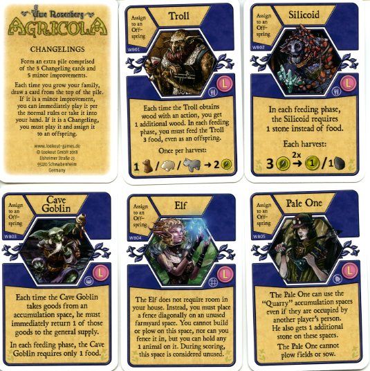 Agricola: Changelings