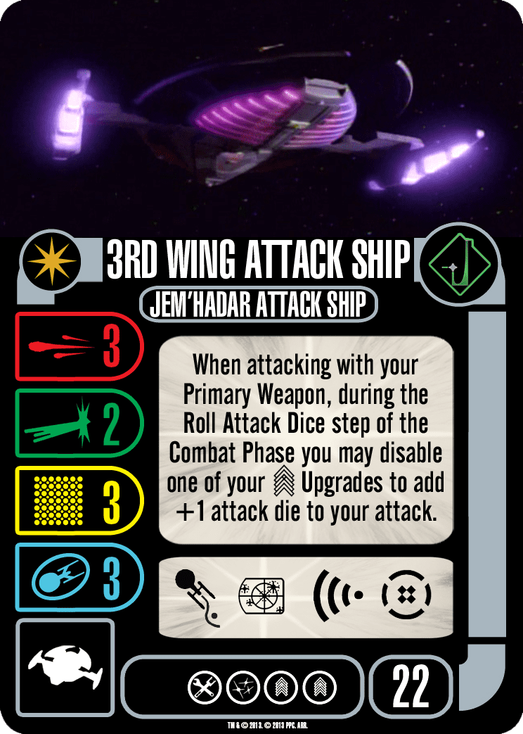 Star Trek: Attack Wing – 3rd Wing Attack Ship: Collective Blind Booster Pack