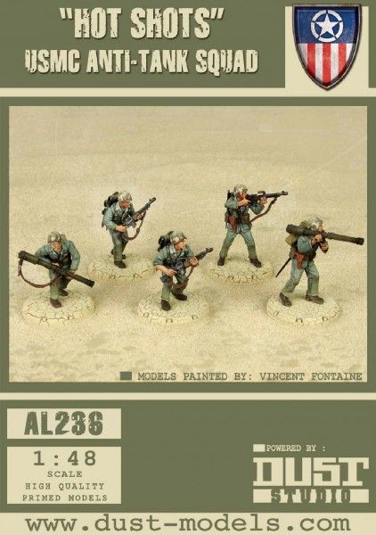 Dust Tactics: USMC Anti-tank Squad – "Hot Shots"